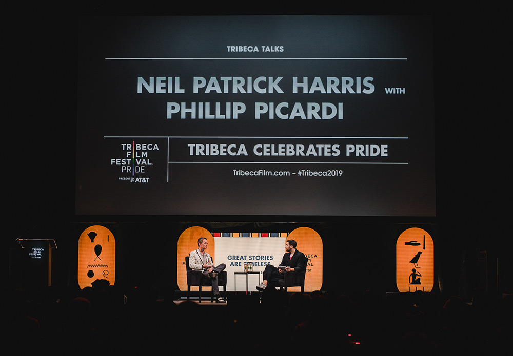 Neil Patrick Harris performs at Tribeca Celebrates Pride